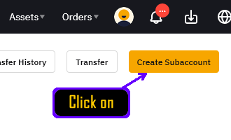 Create Subaccount Button